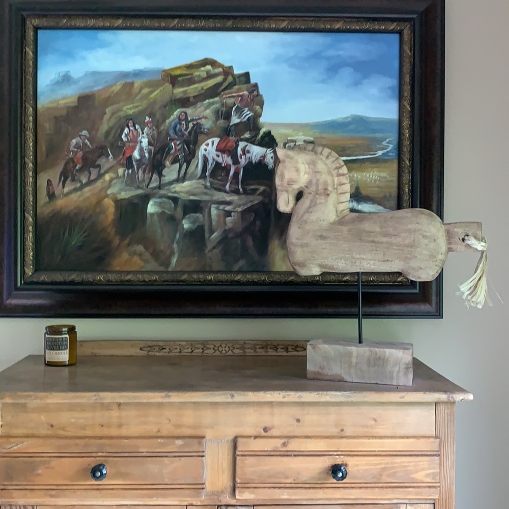 Vida Cultura Wood Horse Decor - Picture 11 of 11